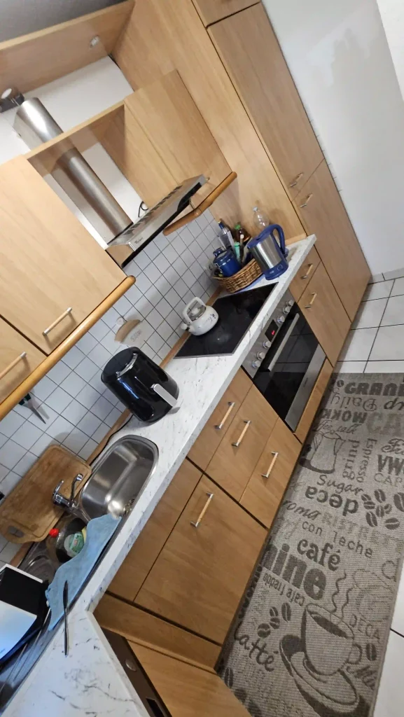 Küchenzeile vor der Haushaltsauflösung