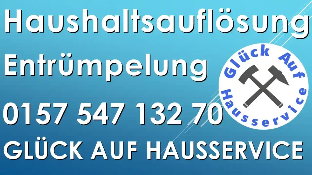 Logo Glück Auf Hausservice – Entrümpelung & Haushaltsauflösung
